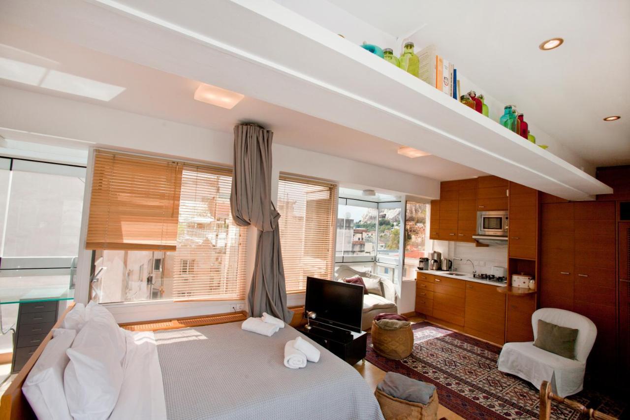 شقة أثينا  في Stunning Studio With Acropolis And Parthenon View المظهر الخارجي الصورة
