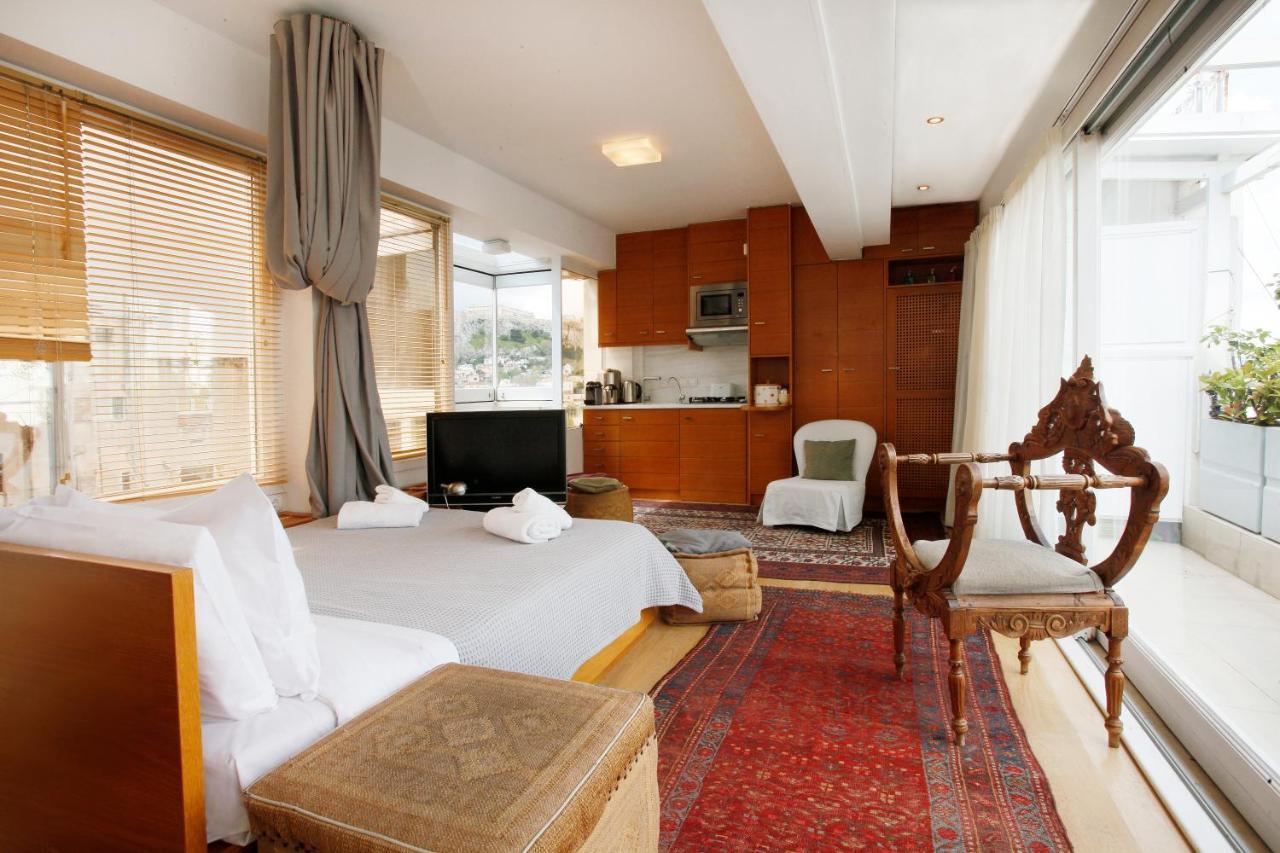شقة أثينا  في Stunning Studio With Acropolis And Parthenon View المظهر الخارجي الصورة