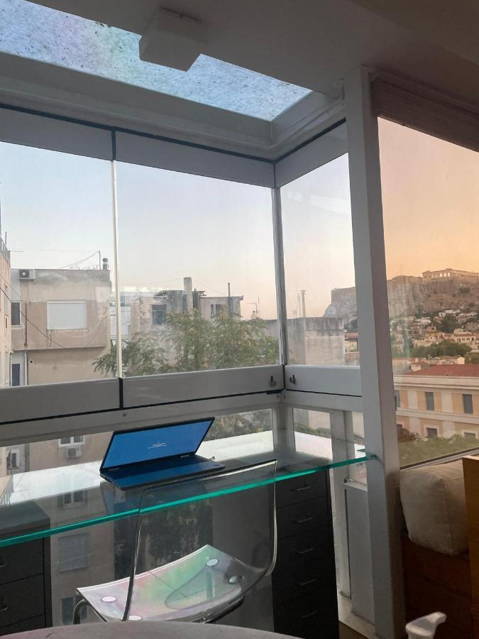 شقة أثينا  في Stunning Studio With Acropolis And Parthenon View المظهر الخارجي الصورة