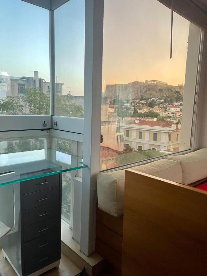 شقة أثينا  في Stunning Studio With Acropolis And Parthenon View المظهر الخارجي الصورة